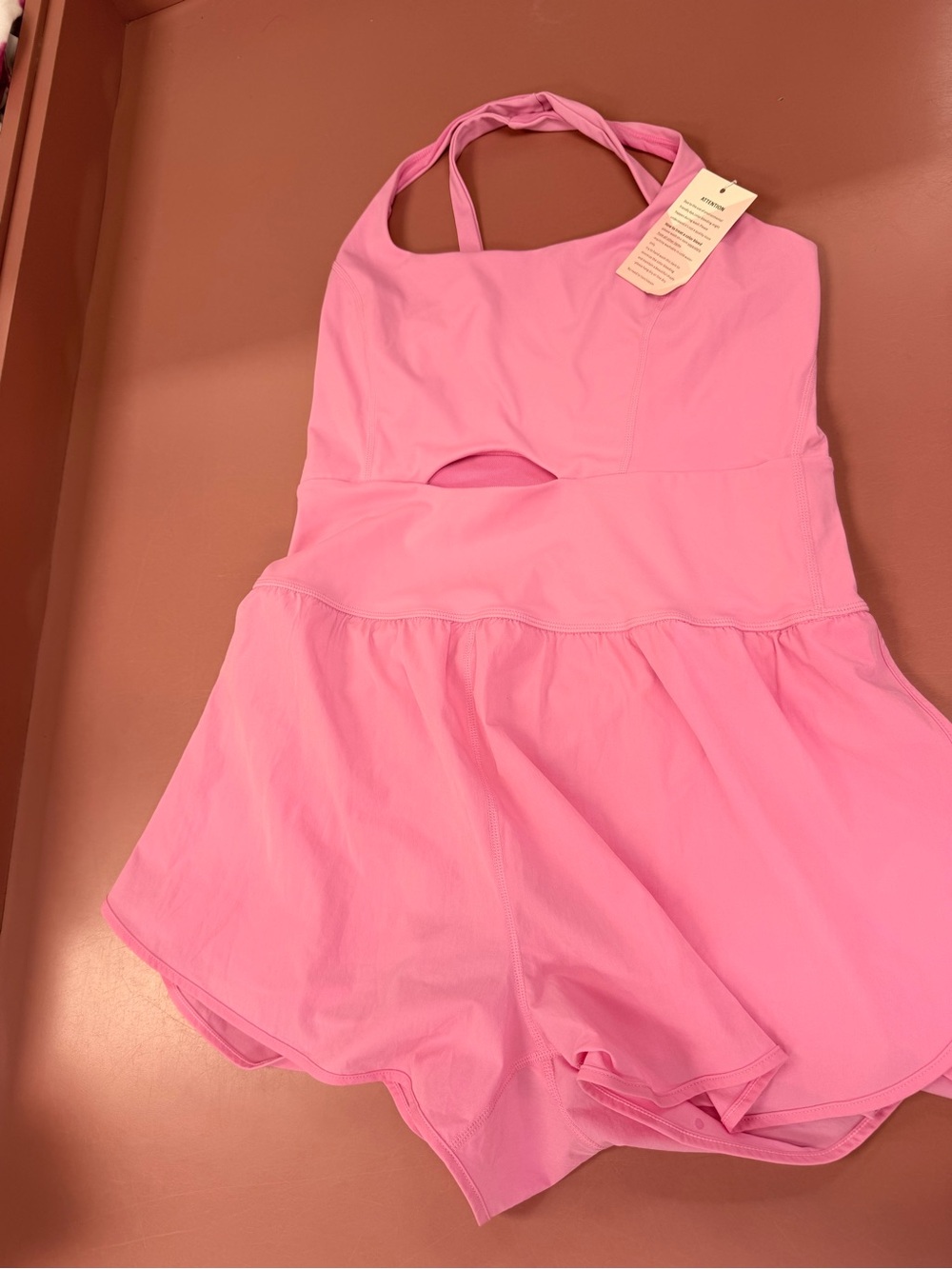 NWT Pink Halter Skort - Brand Unspecified